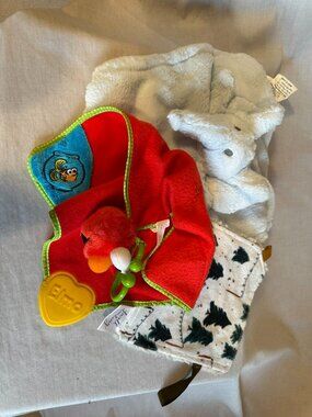 Sesame Street Elmo & Elephant Baby and Sensory Bundle - Set of 3